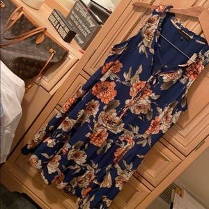 Sanctuary royal blue floral dress